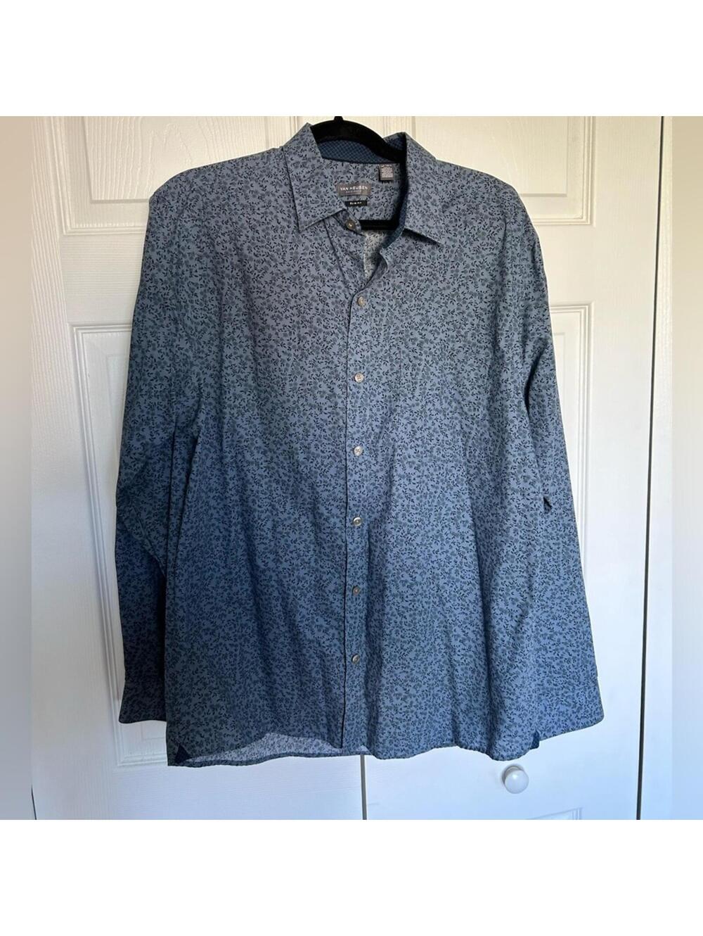 Men’s Floral Button Down - L